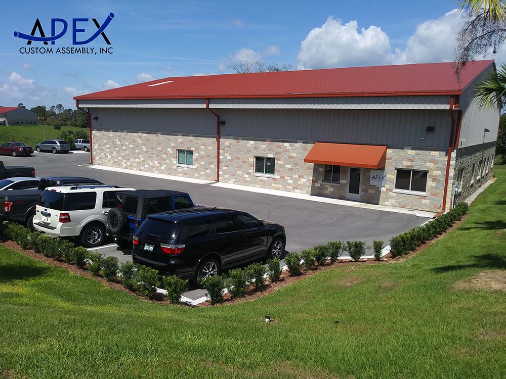 Building with Apex logo About Us Page